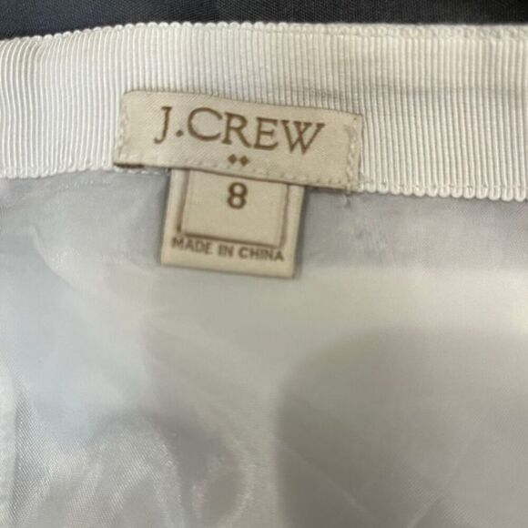 J.Crew Women's Gold and Blue Stripe Mini Skirt Size 8 - Picture 4 of 8